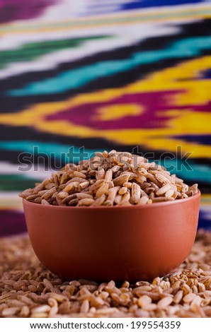 brown grain rice varieties \