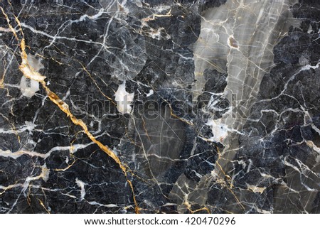 Abstract marble background, patterned structure of dark gray marble pattern (Gold Russia) for design.
