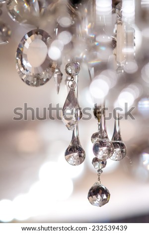 crystal part from chandelier