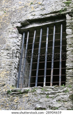 old irish castle window, blarney
