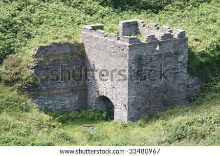 old ruins in novohal, cork county, ireland