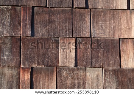 Whether old wood shingles.