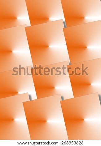 orange illustrated background