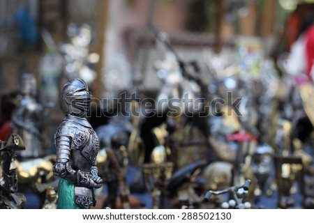 Imposing medieval miniature armor
