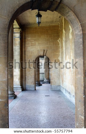 columns and arches, Bath,