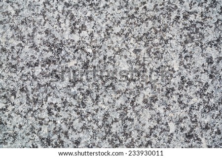 Texture of Granite Surface With Black and Gray Dots on White Substrate.