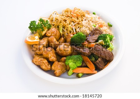 Chinese food combo