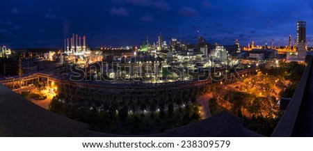 industrial factory panorama.
