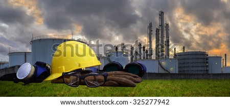 Oil ,Refinery ,Power work Safety helmet .
