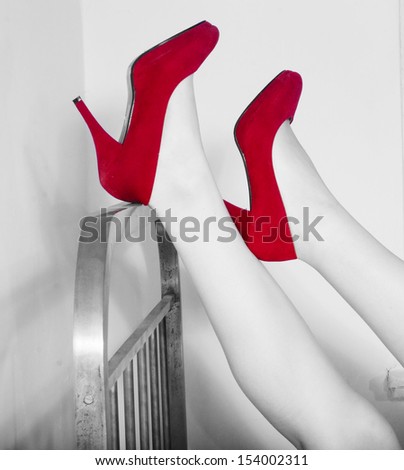 sexy legs in high heels