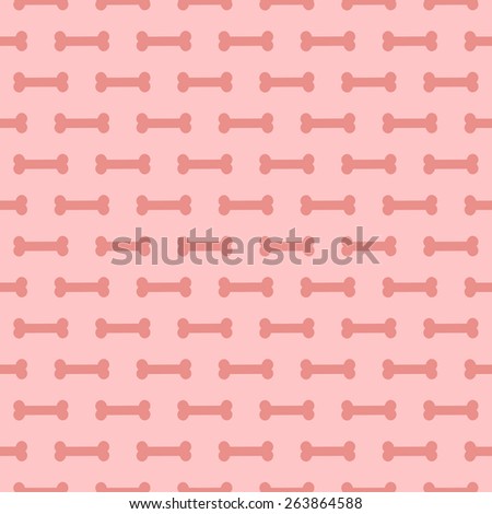 pink dog bone pattern, seamless texture background