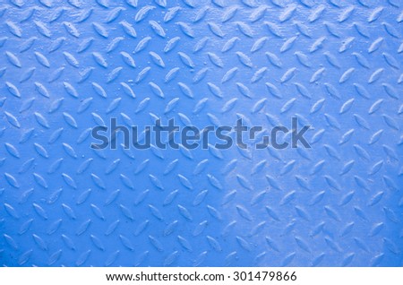 Ocean blue , Greece color of diamond metal plate