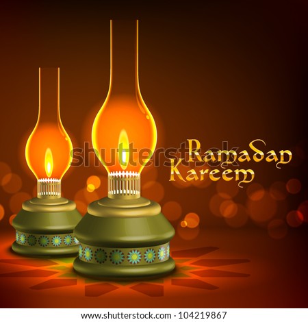 Vector Muslim Oil Lamp Pelita Vector Muslim Oil Lamp Pelita