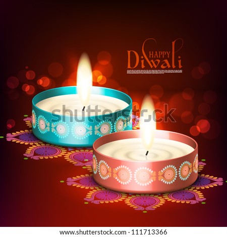 Vector Diwali Candle Light Vector Diwali Candle Light