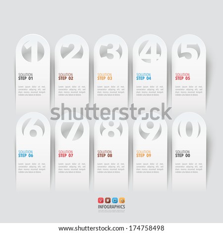 Abstract 3D Paper Infographics Abstract 3D Paper Infographics