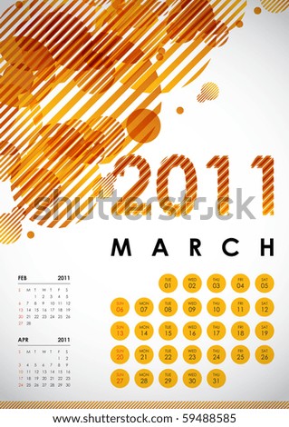 march calendar. March - Calendar Design