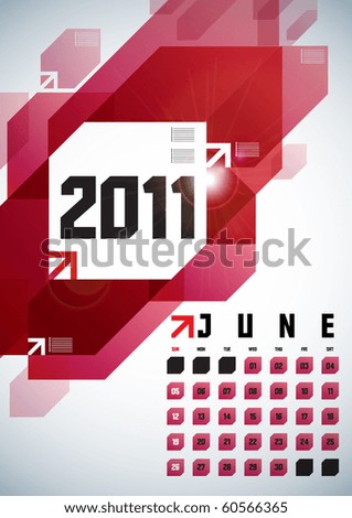 stock vector : June - Calendar june calendar clip art. stock vector : June - Calendar