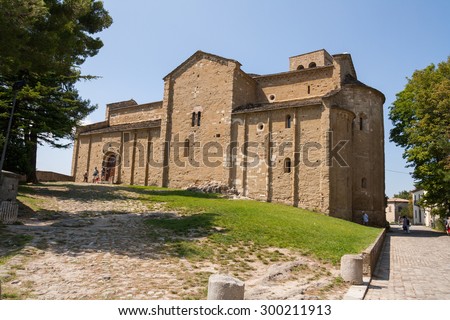 The Cathedral of San Leo , San Leo , Rimini , Emilia Romagna , Italy