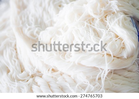 lightly fermented rice noodles or rice vermicelli