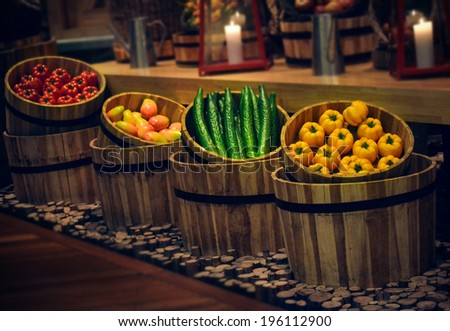 Fruit stall, Dubai
