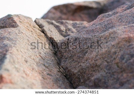 granite object stone people single  concepts nature