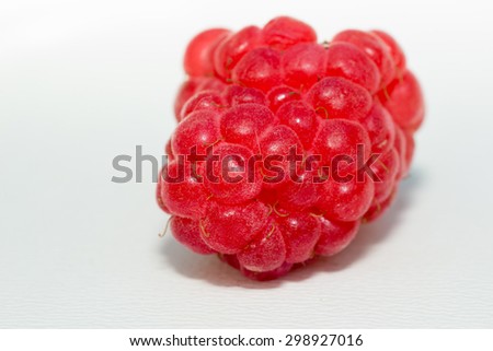 fruits berry white raspberry food freshness isolated ripe