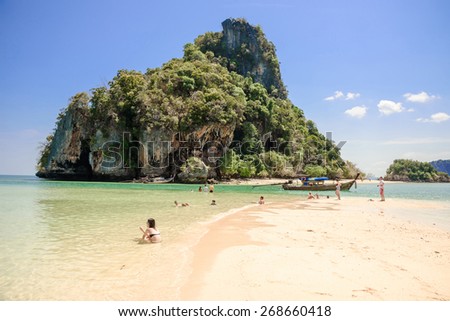 Tropical beach scenery, Andaman sea, Thailand