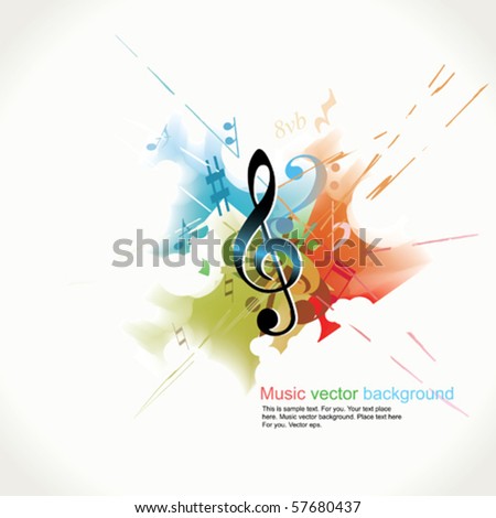 Music Wallpaper on Music Wallpaper Stock Vector 57680437   Shutterstock