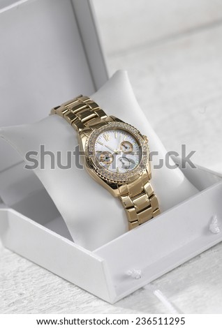 Ladies watch in gift box
