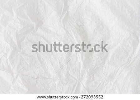 tissues paper on white background