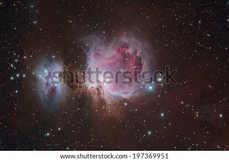 Orion Nebula in Orion constellations