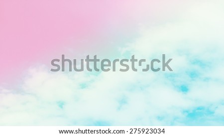 blurred of cloud background with a pastel colored orange to blue gradient.