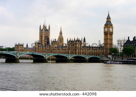 The Houses of Parliament and Big Ben Clock Tower - the home of UK government