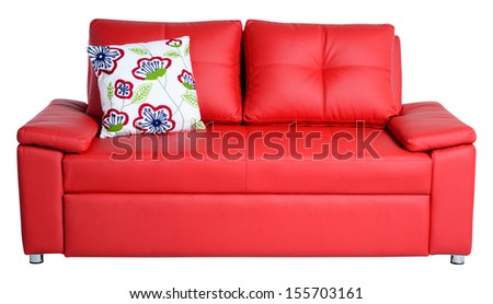 Living room furniture. Isolated