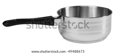 Sauce pan. Isolated