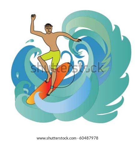 Surfing guy