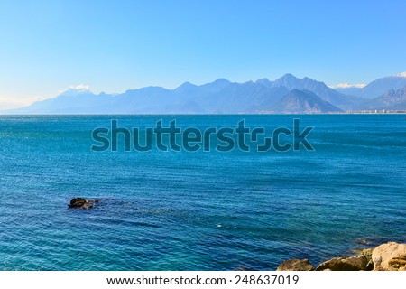 Sea and mountains