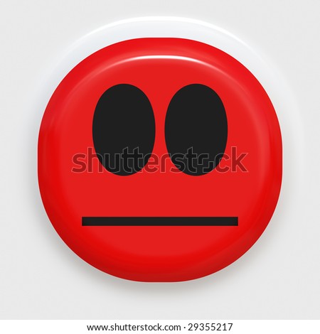 سمايلاااااات ليكم Stock-photo-red-smiley-face-looking-angry-or-ashamed-29355217