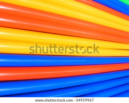 Colorful Abstract Drink Straw Background