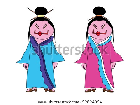 funny japanese. stock vector : Funny Japanese