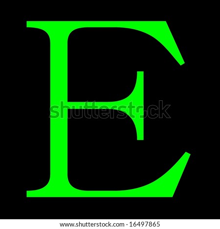 letter i green