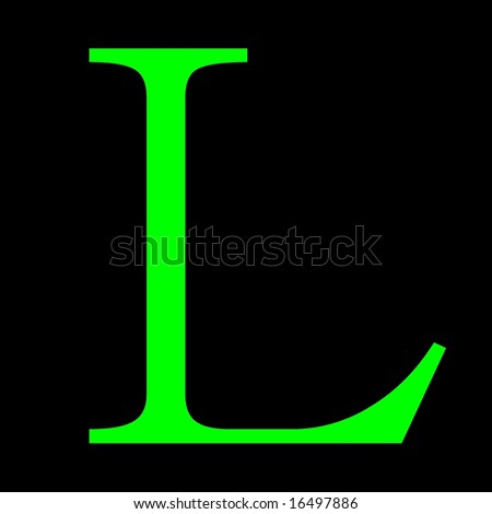 letter i green