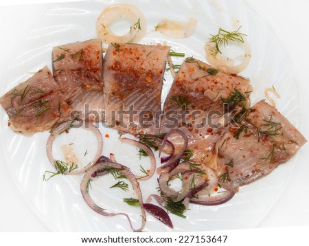 salted fish with spices
