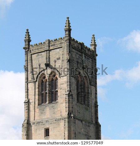 The Tower of a Classic English Country Church.