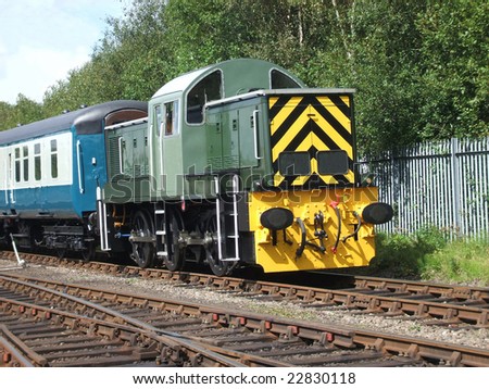 A Diesel Train Engine.