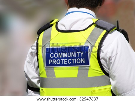 A Law Enforcement Community Protection Officer.