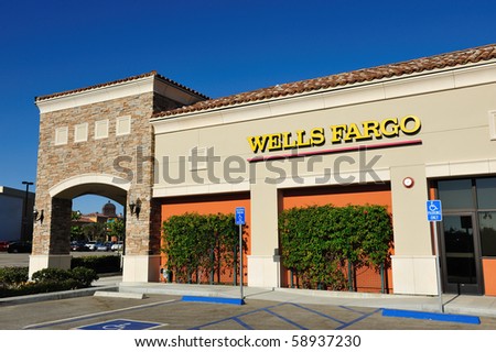 AUGUST 10: Wells Fargo Loses Ruling on Overdraft Fees August 10, 2010 in San Francisco, CA Bank branch in Simi Valley, CA
