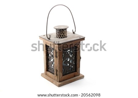 Old Lamp Isolated On A White Background Stock Photo 20562098 : Shutterstock