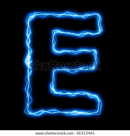 Lightning Letters Font