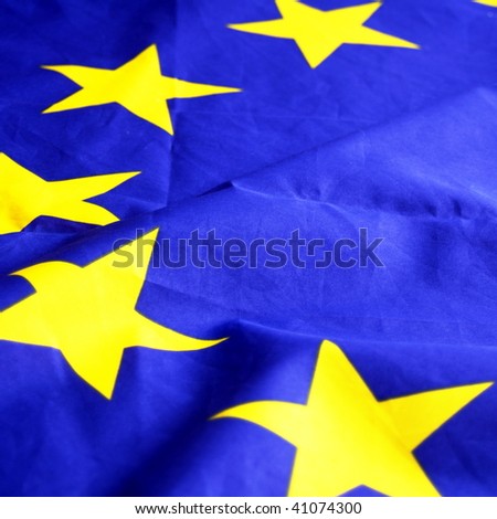 flag of the european union or eu